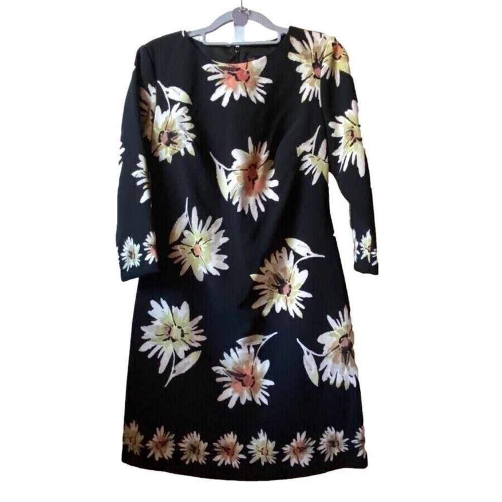 NWT Just...Taylor Flower Print Sheath Dress‎ Sz 2
